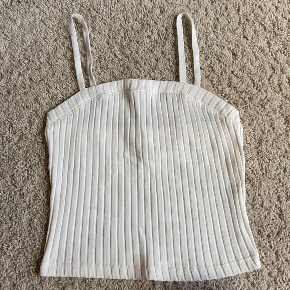 Nordstrom BP cropped white tank